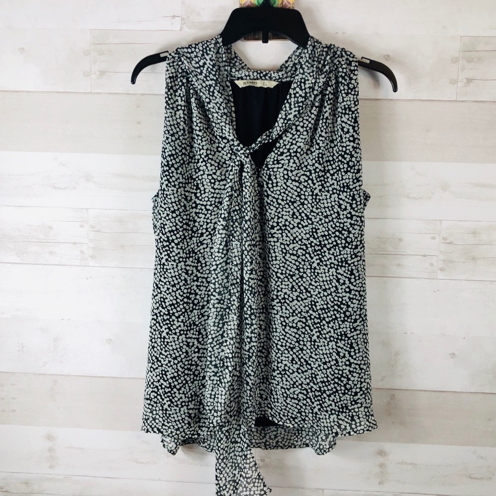 Old Navy Black and White Blouse